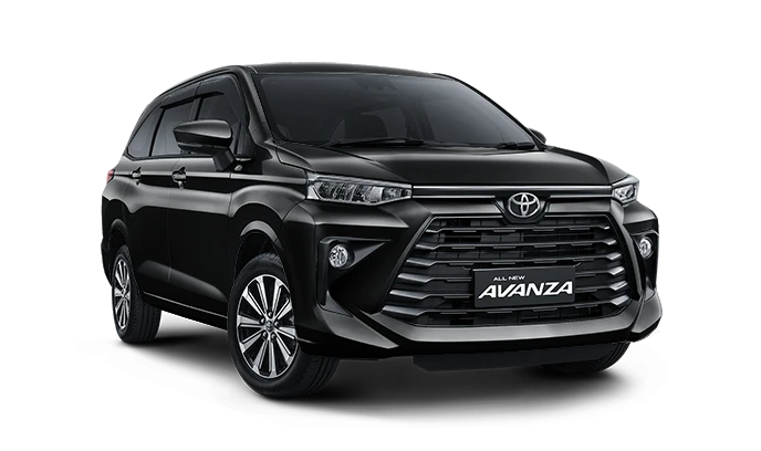 Toyota Avanza hitam 7 seater rental mobil Surabaya include driver dan BBM